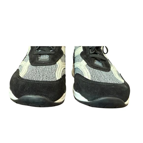 SAS Journey Mesh Sneakers Men 10 Black Suede Lace Up Athletic Comfort Shoes - Picture 4 of 12